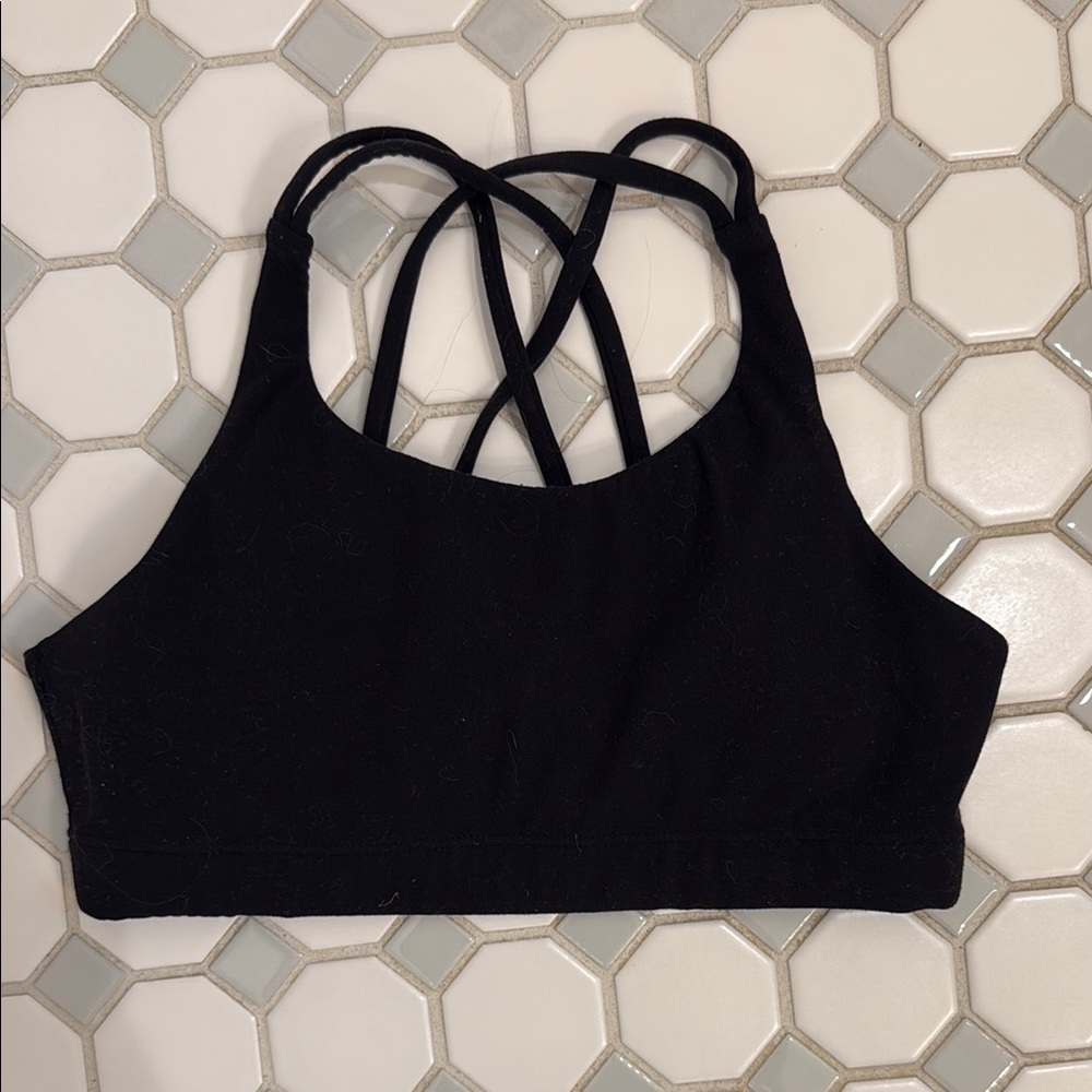Girls Athleta Black Sports Bra